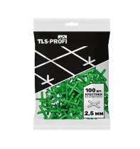Крестики для плитки 2,5мм 100шт/уп TLS-Profi