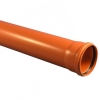 Труба НПВХ 110х3,2х2000мм SN4 НК рыжая RK Plastic