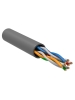 Каб. сетевой ВИТАЯ ПАРА мед U/UTP,кат.5E 4x2х24AWG solid, PVC,305м,серый ЕВРОСТАНДАРТ