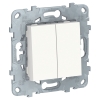 Механизм выключателя 2 кл белый Unica NEW Schneider Electric