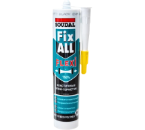 Клей-герметик SOUDAL FIX ALL FLEXI эластичный черный 290мл (12)