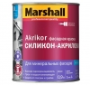 Краска фасадная MARSHALL AKRIKOR силикон-акриловая матовая BW (0,9л)