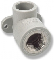 Уголок 20x1/2'' настенный для гипсокартона с внутренней резьбой Ekoplastik SNKS020SXX