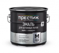 Эмаль для бетонных полов ПРЕСТИЖ серая 10кг