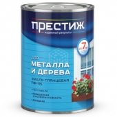 Эмаль ПФ-115 ПРЕСТИЖ черная 0,9кг