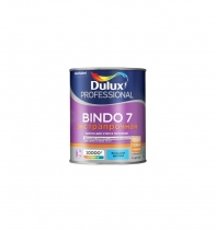 Краска LUXIUM (DULUX) BINDO 7 ЭКСТРАПРОЧНАЯ матовая BW (1л)