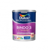 Краска LUXIUM (DULUX) BINDO 3 СТАНДАРТ глубокоматовая BW (4,5л)