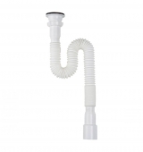 Сифон гофрированный 40/50х1 1/2" (571-1401) удлиненный Aquant