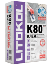 Клей цементный плиточный Litokol Litoflex K80 (C2 E) 25 кг (54)