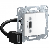 Розетка HDMI белая Unica Schneider Electric
