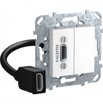 Розетка HDMI белая Unica Schneider Electric