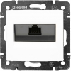 Механизм розетки компьютерной UTP RJ45 белый VALENA