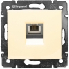Механизм розетки телефонной RJ11 слоновая кость VALENA