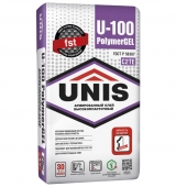 Клей плиточный Юнис U-100 PolymerGEL армированный высокопластичный (С2 ТЕ) 25 кг (48)