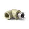 Уголок с накидной гайкой 25x3/4'' ProAqua серый PA29214С