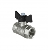 Кран шаровый 3/4" ВР/ВР бабочка Delta PRO VALFEX