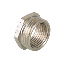 Футорка 1/2"внутренняя - 1"наружная никелированная латунная VALTEC