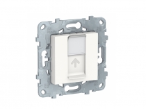 Механизм розетки компьют. RJ45 (кат.5) белый Unica NEW Schneider Electric