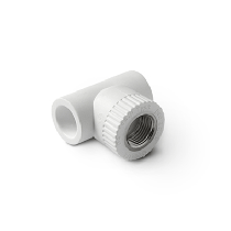 Тройник 25x3/4'' с металлической внутренней резьбой ProAqua белый PA24014Б