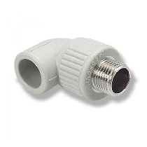Уголок 90гр 25x3/4'' с металлической наружной резьбой Ekoplastik SKOE02525X